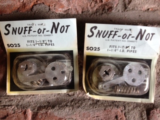 Snuff or Not Vintage Muffler Exhaust Baffle Pair S025Rare Snuff-Or-Not AHRMA